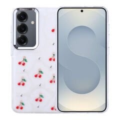 Samsung Galaxy S25 Kılıf Airbag Tasarımlı Simli Şeffaf Kutup Kapak