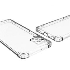 Samsung Galaxy M33 Kılıf Nitro Anti Shock Darbe Emici Köşe Korumalı Şeffaf Silikon Kapak