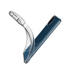 Samsung Galaxy M33 Kılıf Nitro Anti Shock Darbe Emici Köşe Korumalı Şeffaf Silikon Kapak