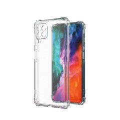 Samsung Galaxy M33 Kılıf Nitro Anti Shock Darbe Emici Köşe Korumalı Şeffaf Silikon Kapak