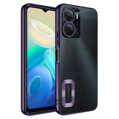Vivo Y16 Kılıf Kamera Korumalı Logo Gösteren Omega Kapak