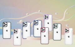 iPhone 14 Pro Max Kılıf Kamera Çıkıntılı Arkası Şeffaf Köşeleri Parlak Renkli Işlemeli Flora Kapak