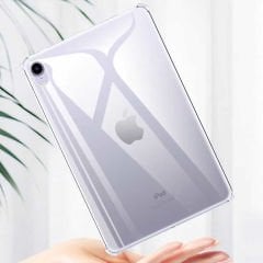 iPad Mini 2021 (6.Nesil) Kılıf Nitro Anti Shock Darbe Emici Köşe Korumalı Şeffaf Silikon Kapak