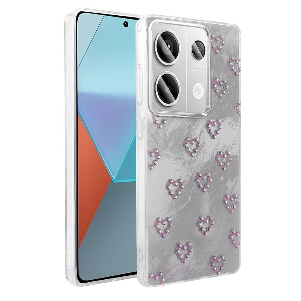 Xiaomi Redmi Note 13 Pro 4G Kılıf Kamera Korumalı Figürlü Ponti Silikon Kapak