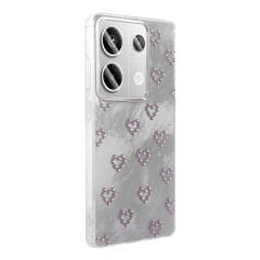 Xiaomi Redmi Note 13 Pro 4G Kılıf Kamera Korumalı Figürlü Ponti Silikon Kapak