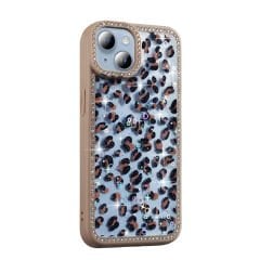 iPhone 13 Kılıf Taşlı ve Simli Tasarım Azra Kapak