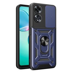 Oppo A60 Kılıf Magnetik Standlı Kamera Korumalı Sürgülü Vega Kapak