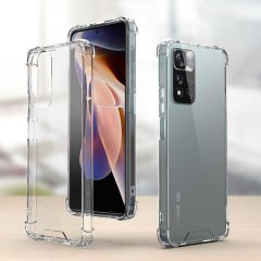 Xiaomi Redmi Note 11 Pro Plus 5G Kılıf Nitro Anti Shock Darbe Emici Köşe Korumalı Şeffaf Silikon Kapak