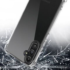 Samsung Galaxy A14 Kılıf Nitro Anti Shock Darbe Emici Köşe Korumalı Şeffaf Silikon Kapak