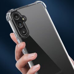 Samsung Galaxy A14 Kılıf Nitro Anti Shock Darbe Emici Köşe Korumalı Şeffaf Silikon Kapak