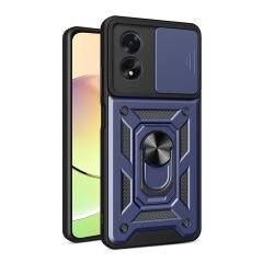 Oppo A38 Kılıf Magnetik Standlı Kamera Korumalı Sürgülü Vega Kapak