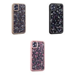 iPhone 11 Kılıf Taşlı ve Simli Tasarım Azra Kapak