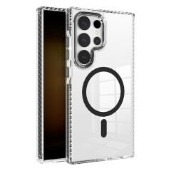 Samsung Galaxy S24 Ultra Kılıf Magsafe Şarj Özellikli Airbagli Takılabilir Askı Aparatlı Nana Kapak