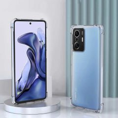 Xiaomi Mi 11T Pro 5G Kılıf Nitro Anti Shock Darbe Emici Köşe Korumalı Şeffaf Silikon Kapak