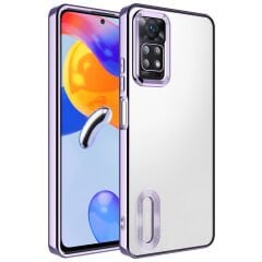 Xiaomi Redmi Note 11 Pro 5G Kılıf Kamera Korumalı Logo Gösteren Omega Kapak kılıf