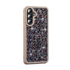 Samsung Galaxy A56 Kılıf Taşlı ve Simli Tasarım Azra Kapak