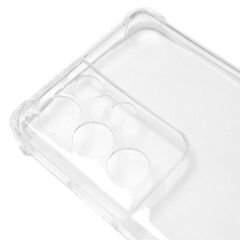 Samsung Galaxy S21 Ultra Kılıf Nitro Anti Shock Darbe Emici Köşe Korumalı Şeffaf Silikon Kapak