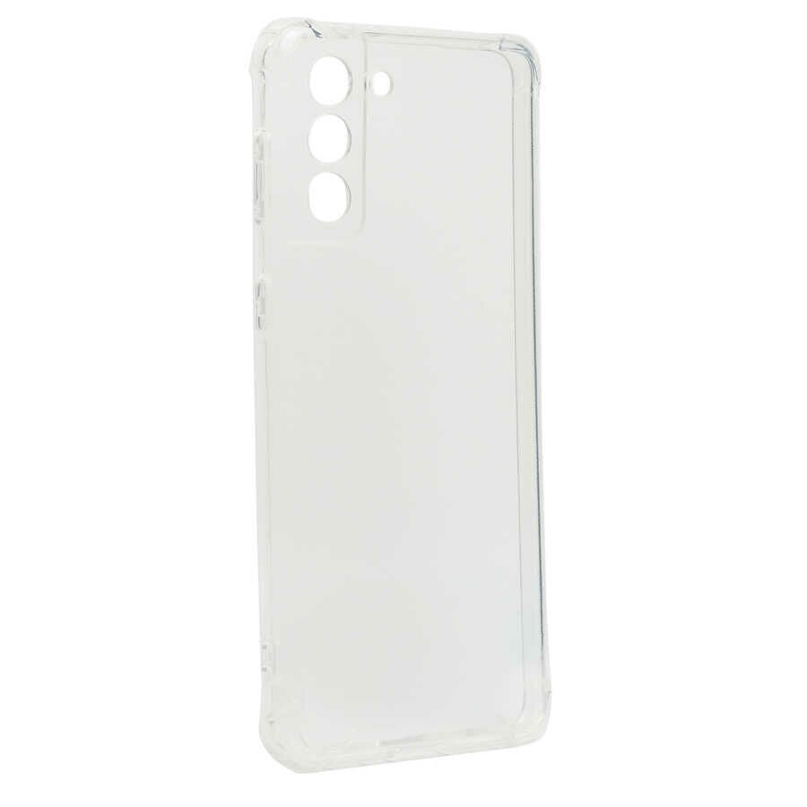 Samsung Galaxy S21 Plus Kılıf Nitro Anti Shock Darbe Emici Köşe Korumalı Şeffaf Silikon Kapak
