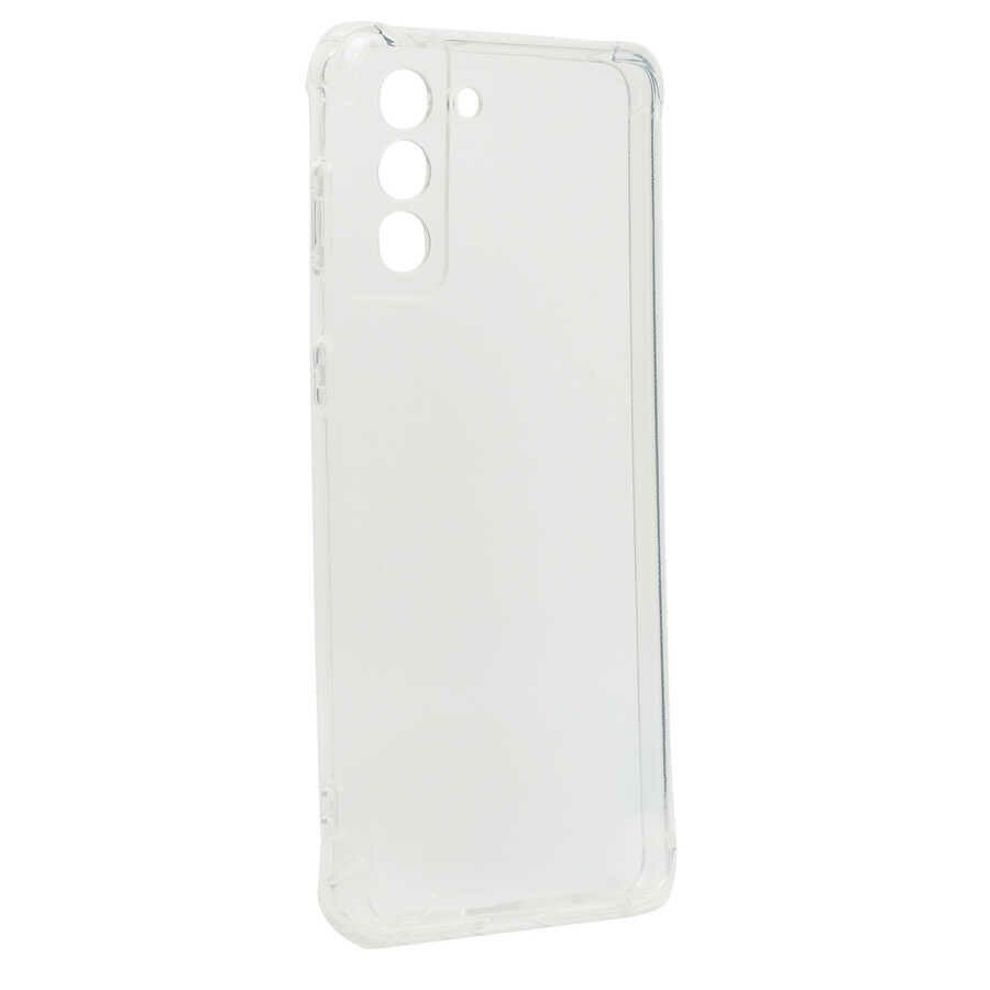 Samsung Galaxy S21 Plus Kılıf Nitro Anti Shock Darbe Emici Köşe Korumalı Şeffaf Silikon Kapak