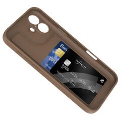 iPhone 16 Kılıf Kamera Korumalı Kartlık Hazneli Vitra Kapak