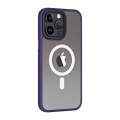 iPhone 14 Pro Max  Kılıf Wireless Şarj Özellikli Hibrit Magsafe Kapak