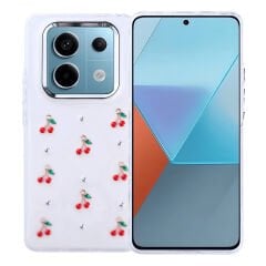 Xiaomi Redmi Note 14 Pro 4G Kılıf Airbag Tasarımlı Simli Şeffaf Kutup Kapak