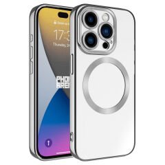 iPhone 15 Pro Kılıf Magsafe Wireless Şarj Özellikli Setro Silikon