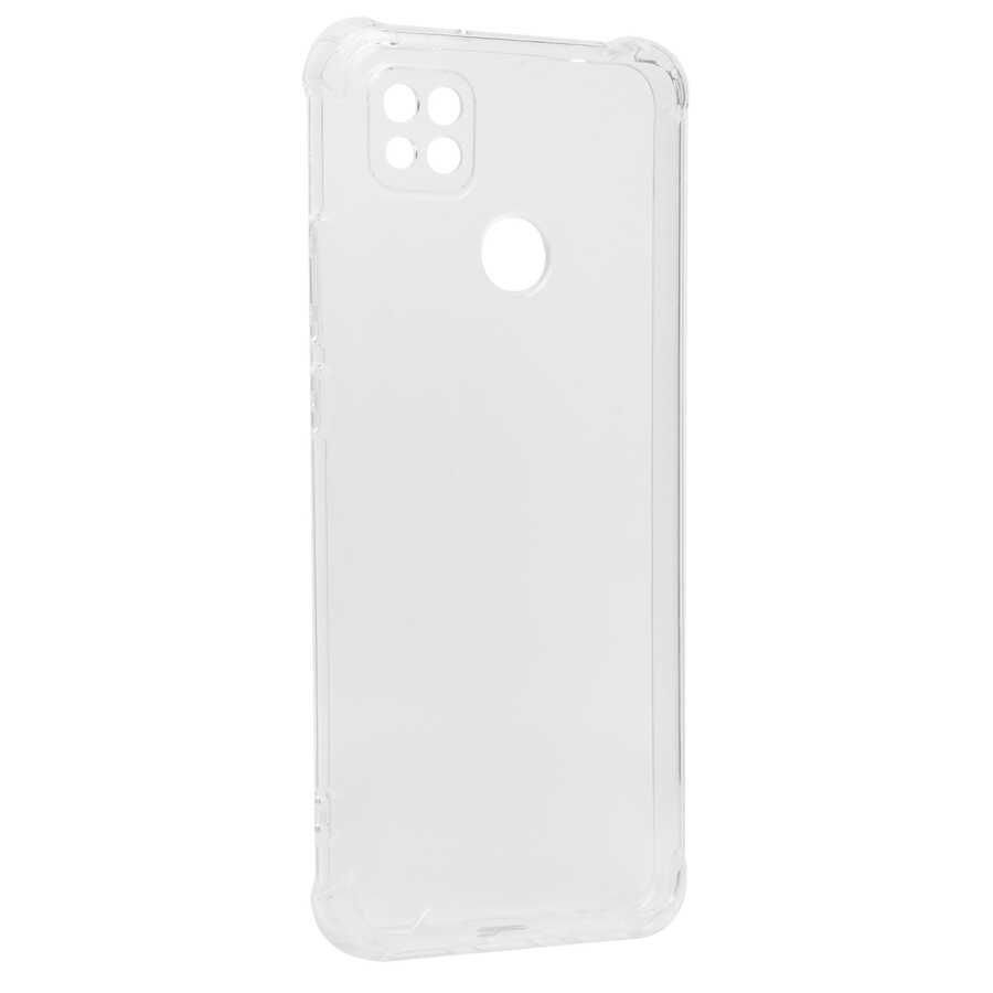 Xiaomi Redmi 9C Kılıf Nitro Anti Shock Darbe Emici Köşe Korumalı Şeffaf Silikon Kapak