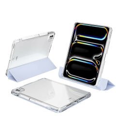 iPad Pro 13 2024 Kılıf Magnetik Ayrılabilen Airbagli Sliding Tablet Kılıfı