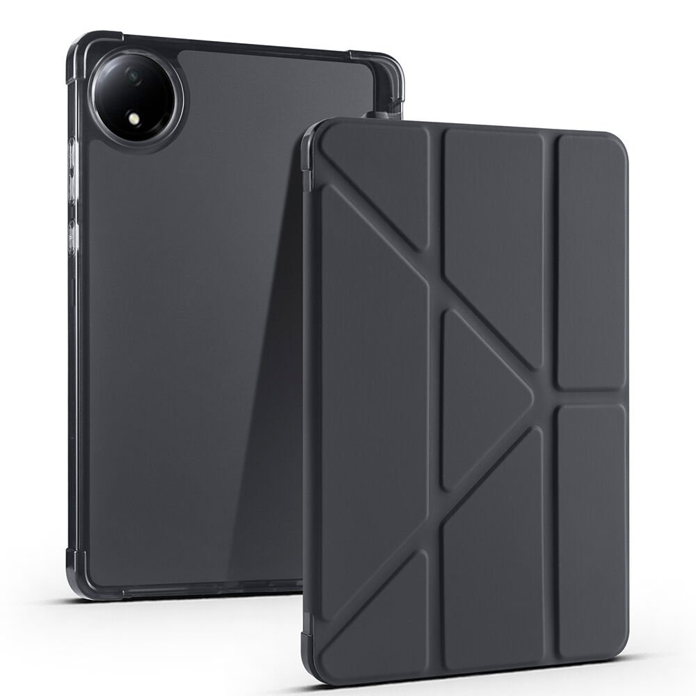 Xiaomi Redmi Pad SE 8.7 Kılıf Tri Folding Kalem Bölmeli Standlı Kılıf Siyah