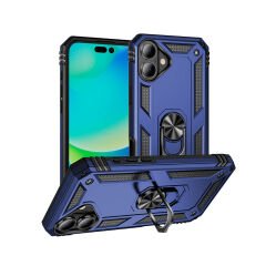 iPhone 16 Kılıf Vega Tank Sert Yüzüklü Standlı Zırh Koruma Kapak