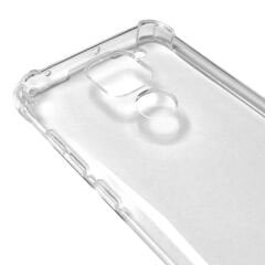 Xiaomi Redmi Note 9 Kılıf Nitro Anti Shock Darbe Emici Köşe Korumalı Şeffaf Silikon Kapak