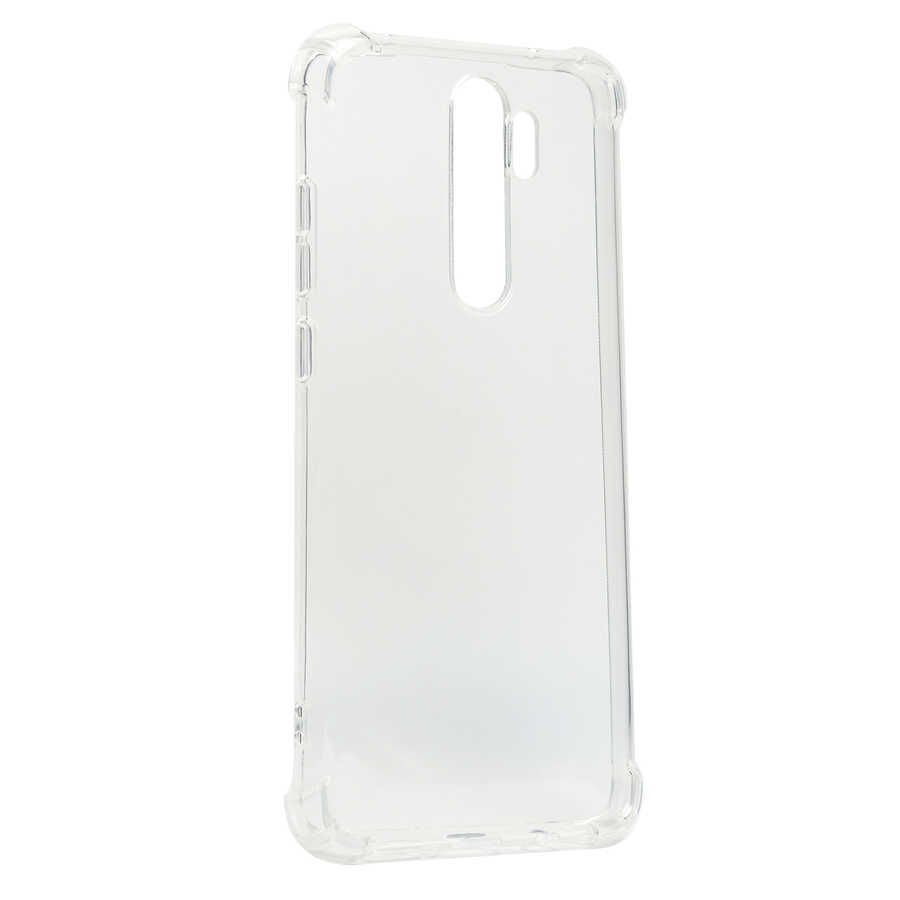 Xiaomi Redmi Note 8 Pro Kılıf Nitro Anti Shock Darbe Emici Köşe Korumalı Şeffaf Silikon Kapak