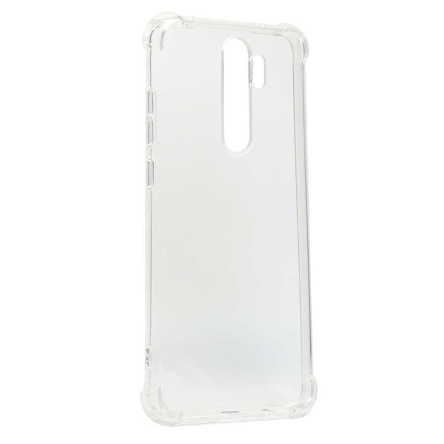 Xiaomi Redmi Note 8 Pro Kılıf Nitro Anti Shock Darbe Emici Köşe Korumalı Şeffaf Silikon Kapak