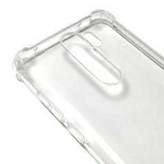 Xiaomi Redmi Note 8 Pro Kılıf Nitro Anti Shock Darbe Emici Köşe Korumalı Şeffaf Silikon Kapak