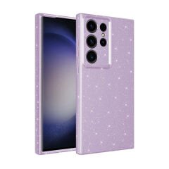 Samsung Galaxy S24 Ultra Kılıf Kamera Korumalı Simli Lüks Koton Kapak