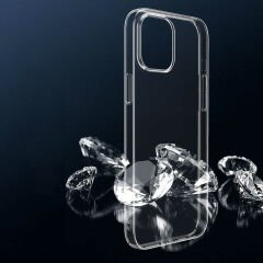 iPhone 11 Kılıf Sert Pürüzsüz Şeffaf Droga Kapak