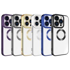 iPhone 15 Pro Kılıf Kamera Korumalı Logo Gösteren Omega Kapak