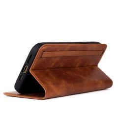 iPhone 13 Kılıf Hakiki Deri Multi Cüzdan Kılıf