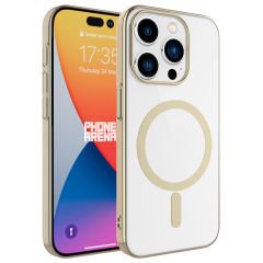 iPhone 15 Pro Kılıf Wireless Şarj Özellikli Pixel Magsafe Kapak