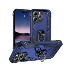 iPhone 16 Pro Max Kılıf Vega Tank Sert Yüzüklü Standlı Zırh Koruma Kapak