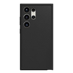 Samsung Galaxy S24 Ultra Kılıf Magsafe Şarj Özellikli Karbon Fiber Görünümlü T-Karbon Kapak