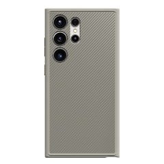 Samsung Galaxy S24 Ultra Kılıf Magsafe Şarj Özellikli Karbon Fiber Görünümlü T-Karbon Kapak