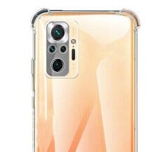 Xiaomi Redmi Note 10 Pro Kılıf Nitro Anti Shock Darbe Emici Köşe Korumalı Şeffaf Silikon Kapak
