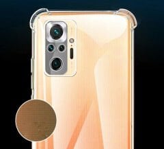 Xiaomi Redmi Note 10 Pro Kılıf Nitro Anti Shock Darbe Emici Köşe Korumalı Şeffaf Silikon Kapak