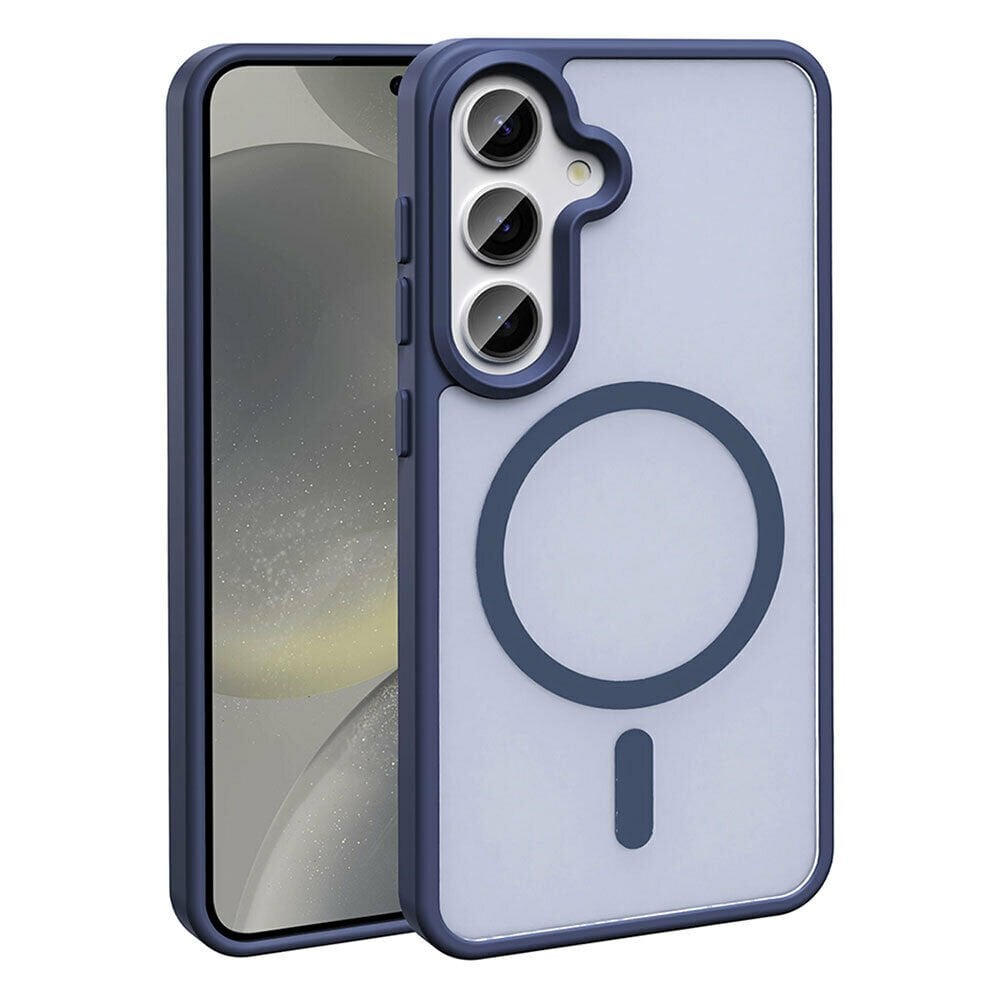 Samsung Galaxy S25 Kılıf Kablosuz Şarj Özellikli Mat Arka Yüzey Sio Kapak