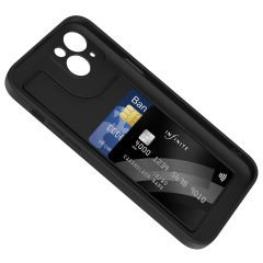 iPhone 15 Plus Kılıf Kamera Korumalı Kartlık Hazneli Vitra Kapak