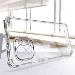 Xiaomi Mi 11 Lite Kılıf Nitro Anti Shock Darbe Emici Köşe Korumalı Şeffaf Silikon Kapak