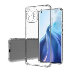 Xiaomi Mi 11 Lite Kılıf Nitro Anti Shock Darbe Emici Köşe Korumalı Şeffaf Silikon Kapak