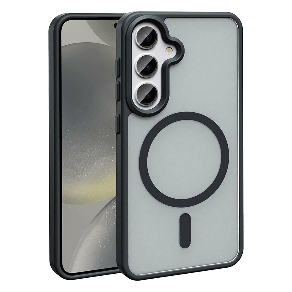 Samsung Galaxy S25 Plus Kılıf Kablosuz Şarj Özellikli Mat Arka Yüzey Sio Kapak